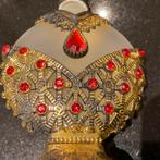 Très joli flacon de parfum, richement décoré, Envoi, Comme neuf