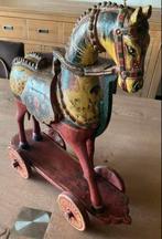 Antiek houten decoratief paard, Ophalen
