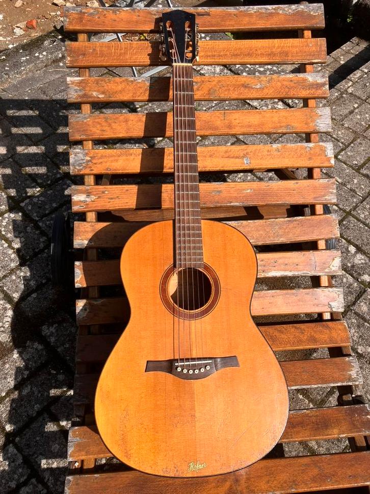 Höfner HA-MS-7-RLC Steelstring, Musique & Instruments, Instruments à corde | Guitares | Acoustiques, Utilisé, Enlèvement ou Envoi