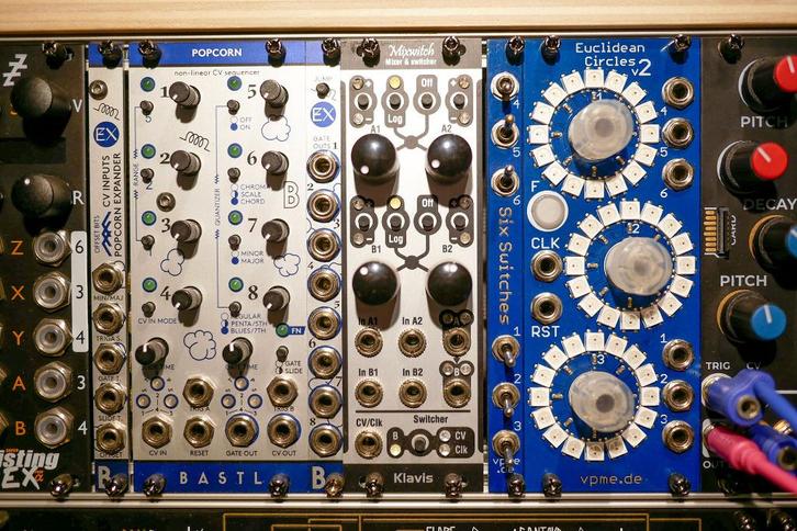 Basel Popcorn + Klavis Mixwitch eurorack verkopen, Muziek en Instrumenten, Synthesizers, Zo goed als nieuw, Overige aantallen