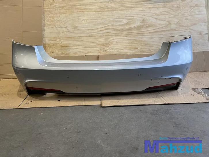 BMW 3 SERIE F30 F80 Grijs achterbumper M-sport, Auto-onderdelen, Carrosserie, Bumper, BMW, Achter, Gebruikt