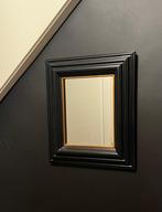 Petit miroir rectangulaire avec bord/cadre noir extra large, Enlèvement ou Envoi