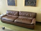 LEDEREN SOFA  - DURLET, Huis en Inrichting, MODERN, Rechte bank, Gebruikt, Leer