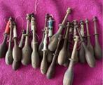 lot de 26 anciens fuseaux de dentellière en buis, Hobby en Vrije tijd, Kantklossen, Ophalen of Verzenden, Zo goed als nieuw