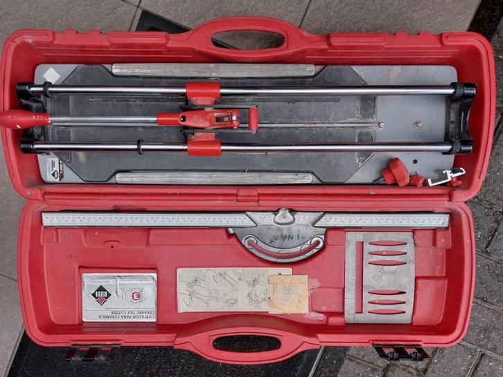 Rubi Tegelsnijder in koffer  TR-600-S, Doe-het-zelf en Bouw, Gereedschap | Handgereedschap, Zo goed als nieuw, Ophalen