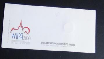 Carte de vœux WIPA 1999 avec pièce