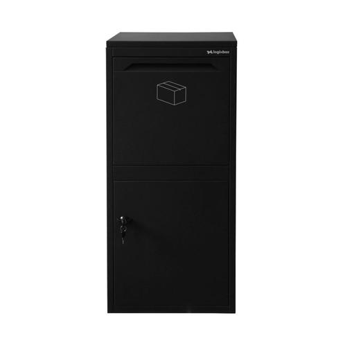 Logixbox Pakket Brievenbus - 1.0 mm staal - Deur achterkant, Tuin en Terras, Brievenbussen, Nieuw, Staande brievenbus, Staal, Verzenden
