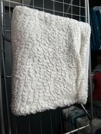 Wit deken, Huis en Inrichting, Woonaccessoires | Plaids en Woondekens, Ophalen, Zo goed als nieuw