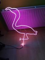 Neon flamingo verlichting, Comme neuf, Enlèvement