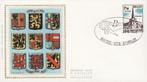 1972 - BELGIË - FDC Toerisme: Maaseik + BRUSSEL/BRUXELLES, Met envelop, Verzenden, Postfris, 1e dag stempel