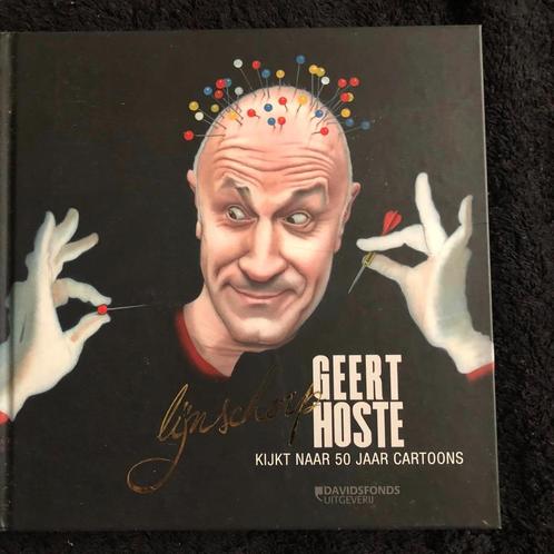 LIJNSCHERP - GEERT HOSTE KIJKT NAAR 50 JAAR CARTOONS, Boeken, Humor, Nieuw, Overige typen, Ophalen of Verzenden