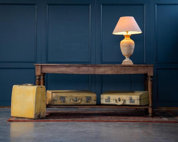 Prachtige landelijke werktafel / keukeneiland, Huis en Inrichting, Tafels | Sidetables, Gebruikt, Ophalen