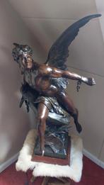 antiek beeld legering engel beeld E.PICAULT, Ophalen