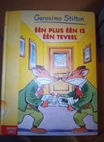Geronimo Stilton - Één plus één is teveel, Boeken, Geronimo Stilton, Ophalen of Verzenden, Zo goed als nieuw, Sprookjes