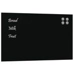 Magneetbord 100x60 cm gehard glas zwart NIEUW!, Huis en Inrichting, Woonaccessoires | Memoborden, Ophalen, Nieuw, Magneetbord