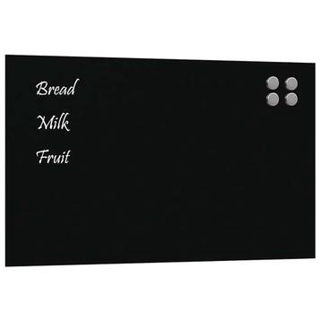 Magneetbord 100x60 cm gehard glas zwart NIEUW! beschikbaar voor biedingen