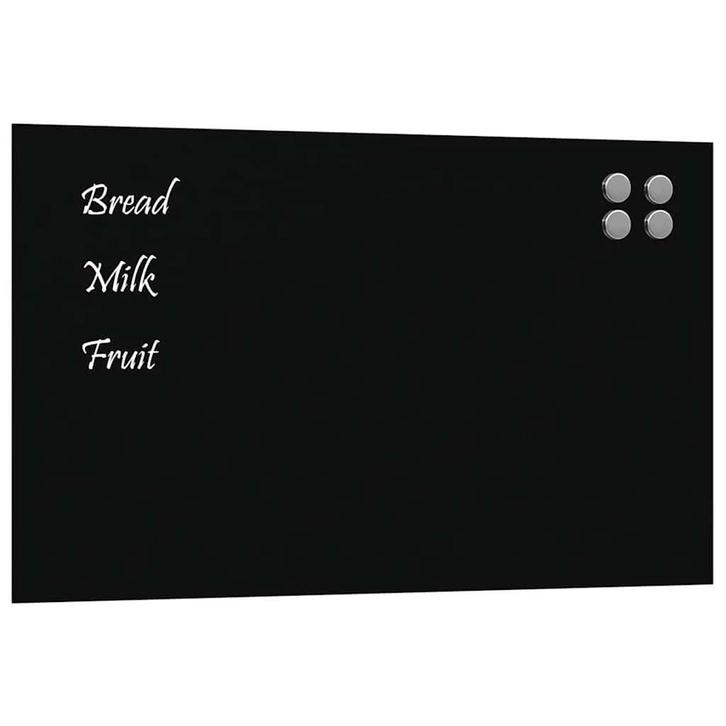 Magneetbord 100x60 cm gehard glas zwart NIEUW!, Huis en Inrichting, Woonaccessoires | Memoborden, Nieuw, Magneetbord, Ophalen