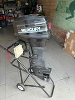 Mercury 25PK 2-takt buitenboordmotor – loopt goed, incl. afs, Ophalen, 10 tot 30 pk, Gebruikt, Met afstandsbediening