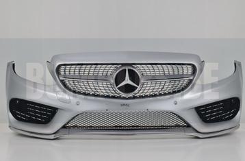 Bumper MERCEDES C-KLASSE C KLASSE W205 205 2014-AMG Voorbump beschikbaar voor biedingen