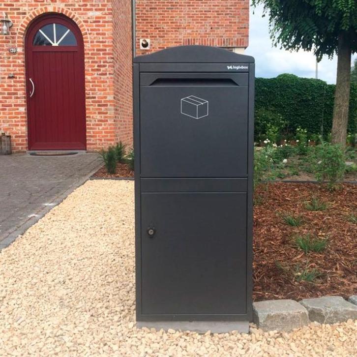 BLACK FRIDAY - Pakket Brievenbus Frontbox OP = OP, Tuin en Terras, Brievenbussen, Nieuw, Staande brievenbus, Staal, Ophalen of Verzenden