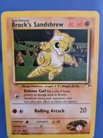 Brock's Sandshrew 71/132 - Gym Heroes, Hobby en Vrije tijd, Verzamelkaartspellen | Pokémon, Verzenden, Gebruikt