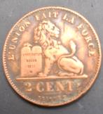 2 cent België 1919, Ophalen of Verzenden, België, Losse munt