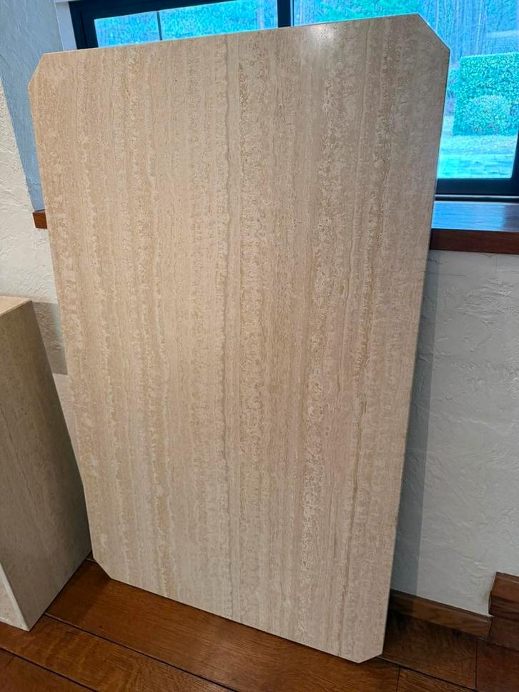 Marmeren salontafel, Huis en Inrichting, Tafels | Salontafels, Zo goed als nieuw, Ophalen