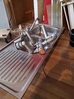 Afwasbak inox, Doe-het-zelf en Bouw, Sanitair, Ophalen of Verzenden, Inox