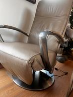 Electrische lederen relax Jori in zeergoede staat, Huis en Inrichting, Fauteuils, Ophalen, Zo goed als nieuw