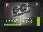 MSI NVIDIA GEFORCE RTX 4070 Ti Ventus x2, Computers en Software, Videokaarten, Ophalen of Verzenden, Nieuw, Nvidia