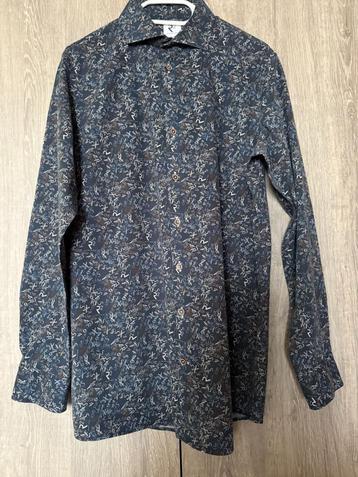 Herenhemd donkerblauw/cijfers R2 (maat 43) beschikbaar voor biedingen