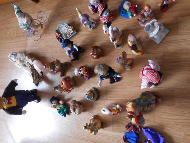 VERZAMELING CLOWNTJES, Verzamelen, Beelden en Beeldjes, Zo goed als nieuw, Mens, Ophalen of Verzenden