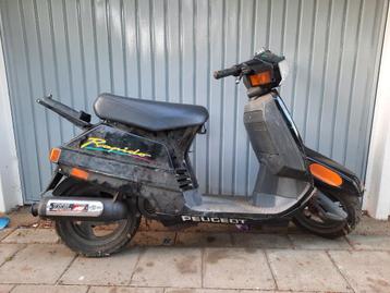 Peugeot rapido scooter opknapper schuurvondst zwart beschikbaar voor biedingen