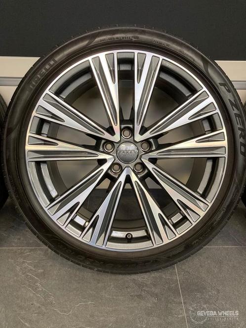 20” originele Audi A6 C8 velgen + banden 5x112 255/40/20 4K0, Auto-onderdelen, Banden en Velgen, Banden en Velgen, Zomerbanden