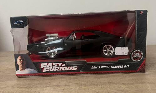 Dom’s Dodge Charger R/T Fast & Furious, Hobby en Vrije tijd, Modelauto's | 1:18, Zo goed als nieuw, Ophalen of Verzenden