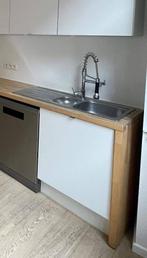 RVS 'Van Marcke' Spoeltafel, Doe-het-zelf en Bouw, Sanitair, Ophalen, Gebruikt, Inox, Wastafel