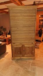 Teakhouten computerkast/ bureau/secretaire, Ophalen, Bureau