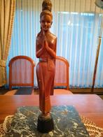 Ste Vierge Africaine . En très beau bois Africain, Enlèvement