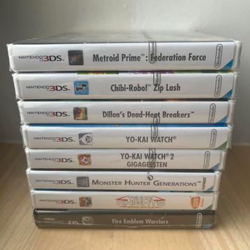 Jeux Nintendo 2DS/3DS dans leur emballage d'origine