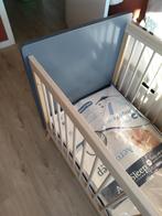 Bopita babybed muisgrijs plus matras, Kinderen en Baby's, Kinderkamer | Bedden, Ophalen, 85 tot 100 cm, Gebruikt, Minder dan 140 cm