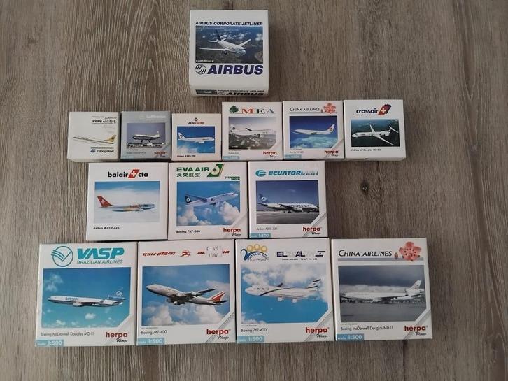 Herpa, Hobby en Vrije tijd, Modelbouw | Vliegtuigen en Helikopters, Zo goed als nieuw, Vliegtuig, Ophalen of Verzenden
