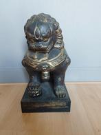 Statue lion asiatique 40 cm, Collections, Enlèvement ou Envoi, Comme neuf