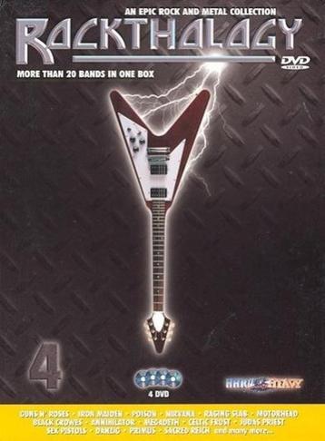 Rockthology (An Epic Rock and Metal collection) 4 dvd's beschikbaar voor biedingen