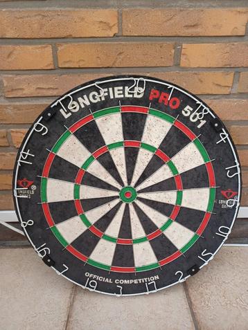 Longfield dartbord pro 501 sisal beschikbaar voor biedingen
