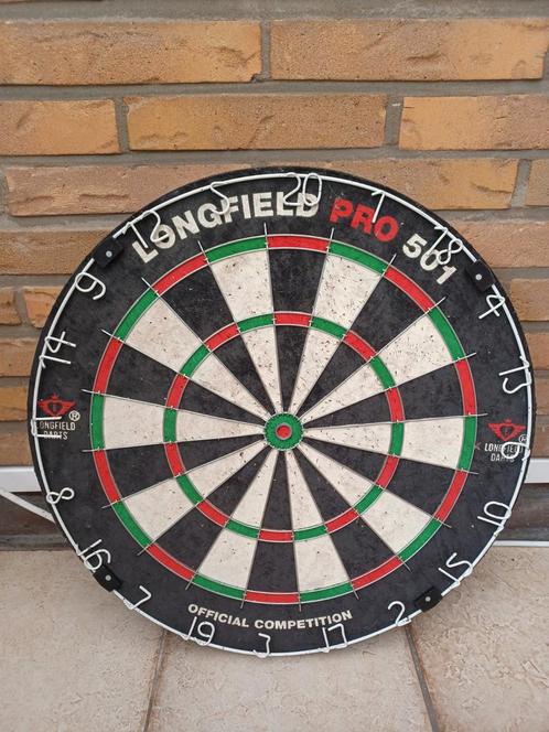 Longfield dartbord pro 501 sisal, Sport en Fitness, Darts, Gebruikt, Dartbord, Ophalen of Verzenden