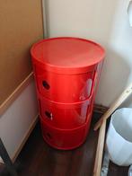 Kartell Componibili (nacht)kastje/bijzettafeltje rood, Ophalen, Zo goed als nieuw
