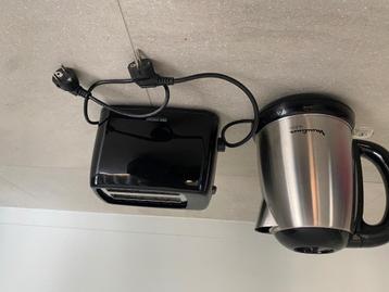 Waterkoker en broodrooster, Elektronische apparatuur, Broodroosters, Ophalen, Zo goed als nieuw