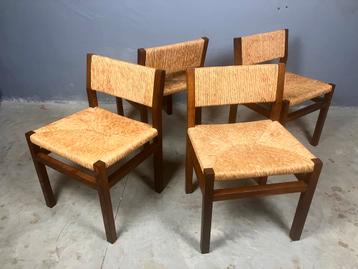 4 Spectrum se-82 eetkamerstoelen wengé vintage beschikbaar voor biedingen