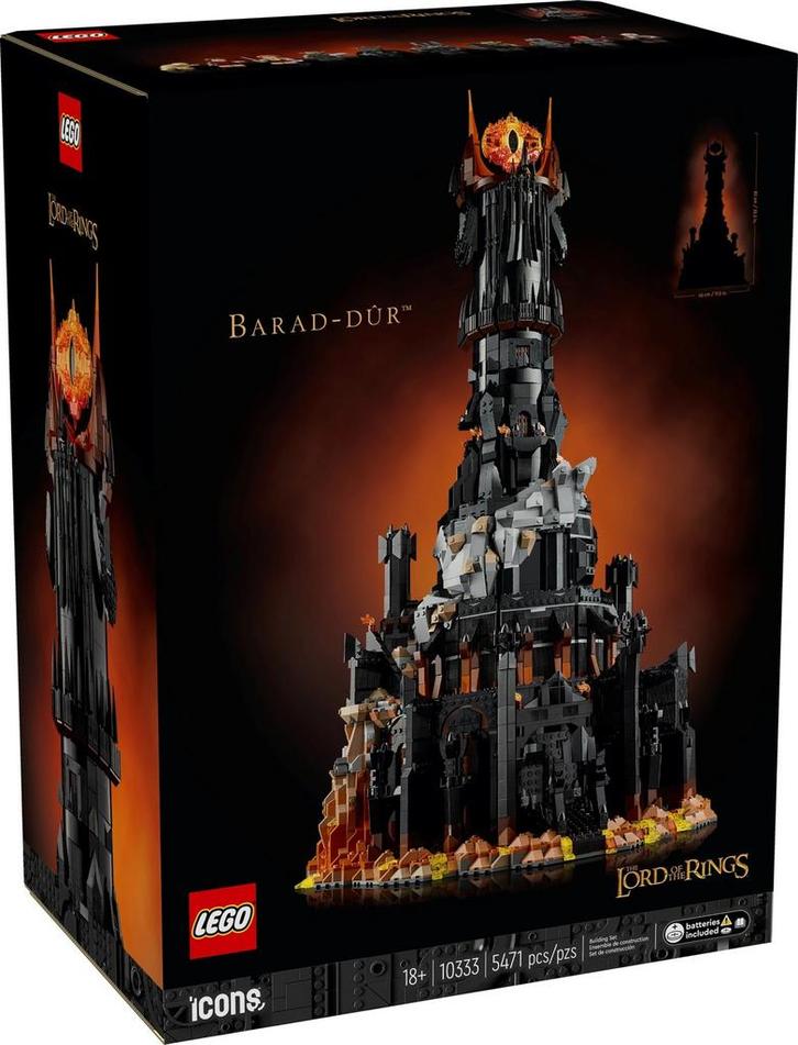 Lego barad dur + gratis set, Kinderen en Baby's, Speelgoed | Duplo en Lego, Zo goed als nieuw, Lego, Ophalen