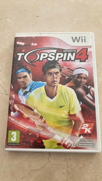 Wii Topspin 4 2K Sports, Enlèvement ou Envoi, Comme neuf